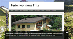 Desktop Screenshot of ferienwohnung-fritz.at